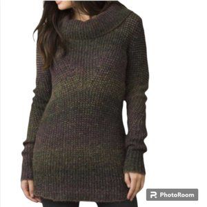 Prana Fuzzy Callisto Sweater Chunky Hunter Tunic Size Medium